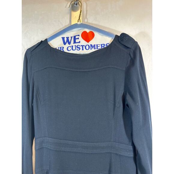 ALC dress long sleeve sz 8 Navy 100% Viscose USA 2012 Womens D5 - Picture 2 of 7